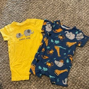 Oldnavy short romper 3-6 months